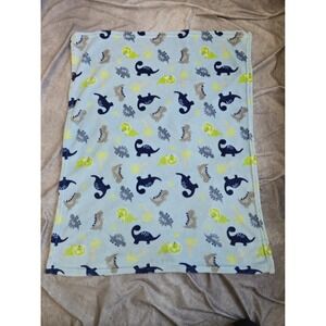 Parent's Choice Blue Dinosaur Baby Boy Fleece Blanket Walmart Soft